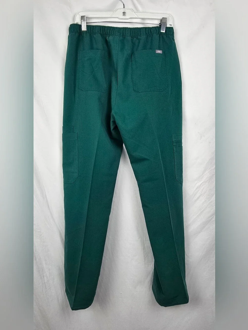 Figs Technical Collection Cairo Straight-Leg Scrub Pant Zip Fly Men's Green sz M